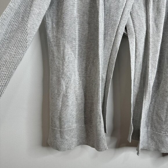 Lululemon Cardigan Womens 2 Open Hooded Sweater Lightweight Knit Yoga Lounge - Picture 6 of 12